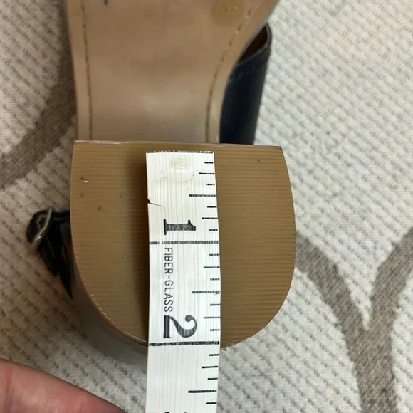 Lucky Brand Delmie leather Backstrap High Heel Sandals platform, NWOT - Picture 10 of 17